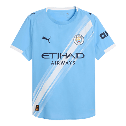 Authentic REIJNDERS #4 Manchester City Home Soccer Jersey 2025/26