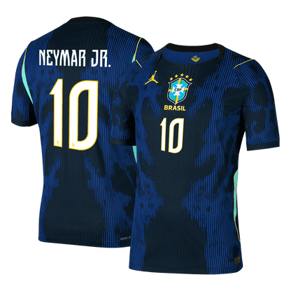 Authentic NEYMAR JR. #10 Brazil Away Soccer Jersey 2026