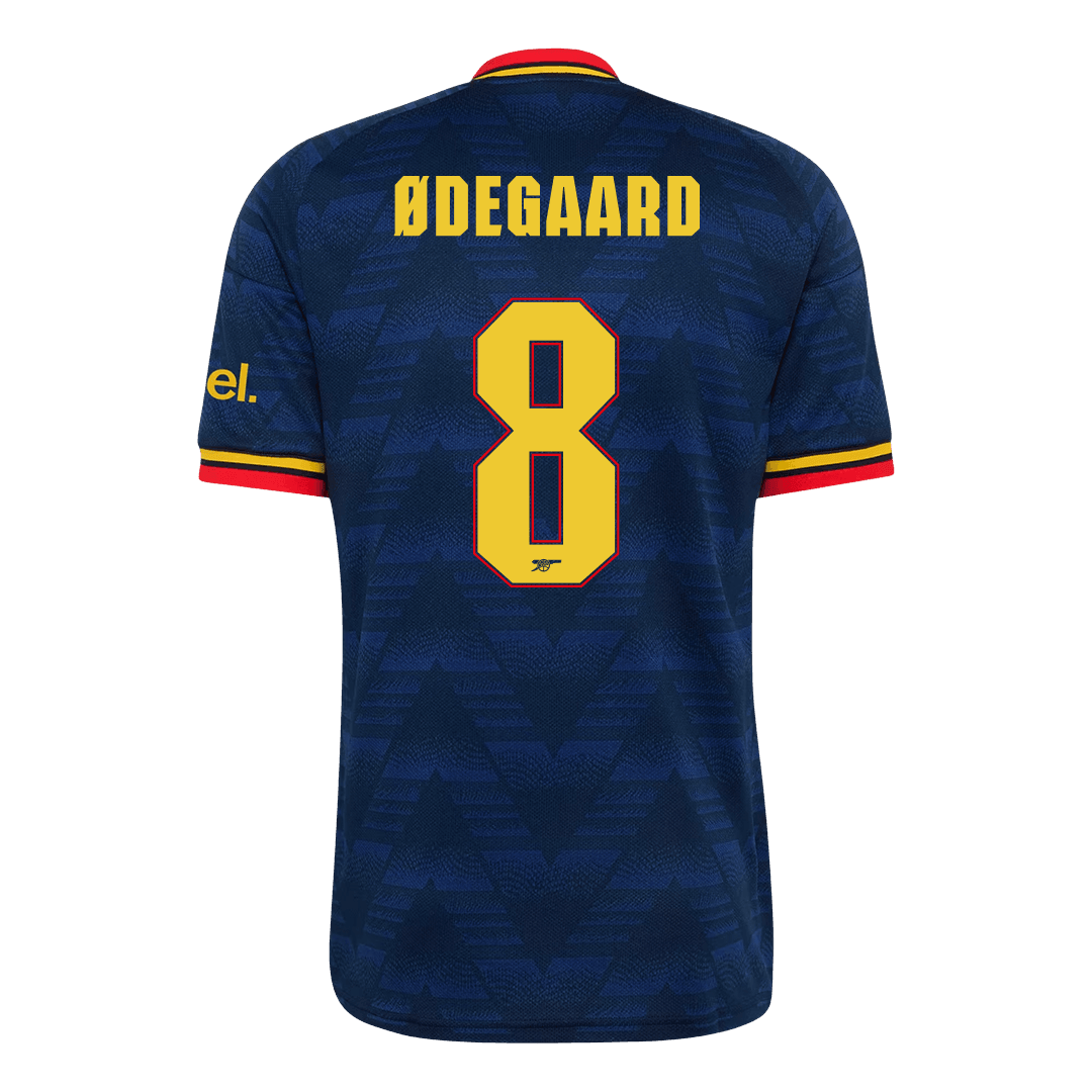 ØDEGAARD #8 Arsenal Away Soccer Jersey 2026/27 Royal Blue - UCL