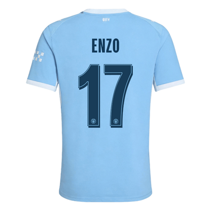 Authentic ENZO #17 Manchester City Home Soccer Jersey 2026/27