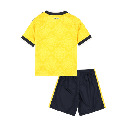 Kids Leeds United Away Soccer Jersey Kit (Jersey+Shorts) 2026/27 Yellow