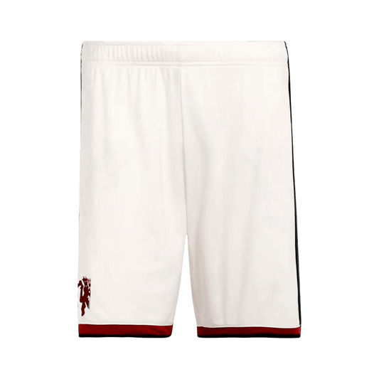 Manchester United Third Football Shorts 2026/27 White