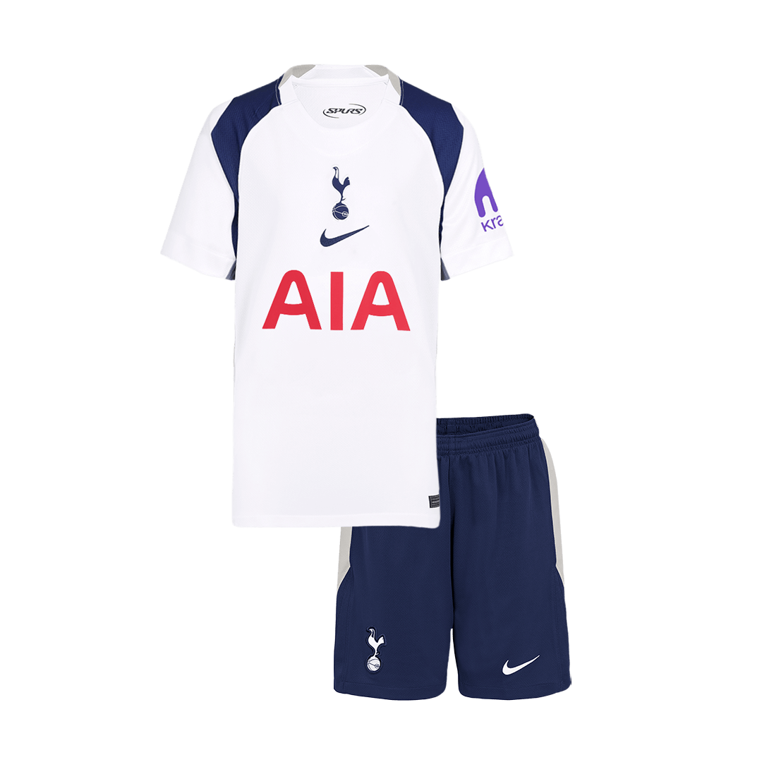 Kid's Tottenham Hotspur Home Soccer Jersey Kit(Jersey+Shorts) 2025/26
