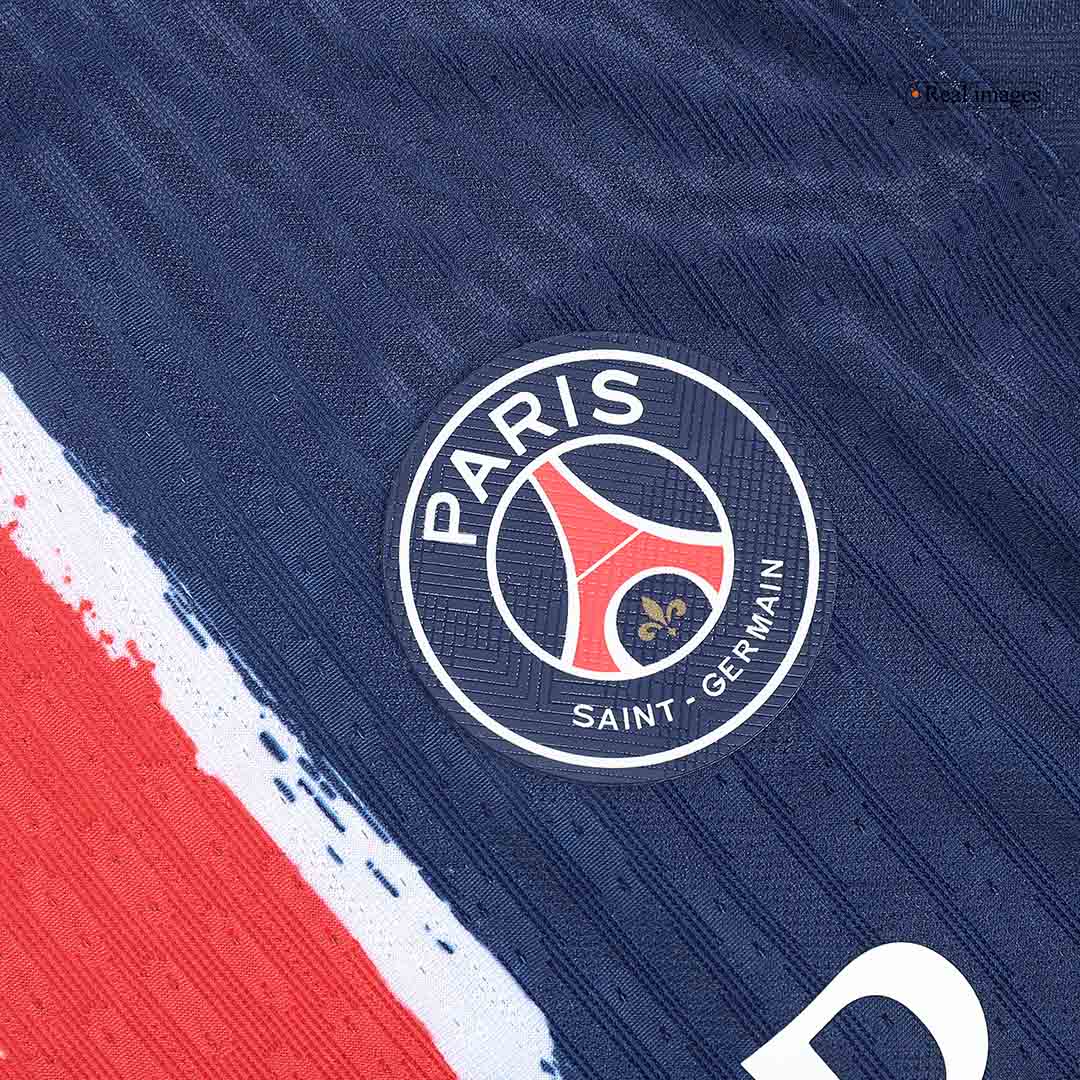 Authentic  BARCOLA #29 PSG Home Soccer Jersey 2024/25 Navy