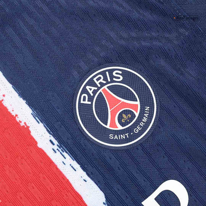 Authentic  BARCOLA #29 PSG Home Soccer Jersey 2024/25 Navy
