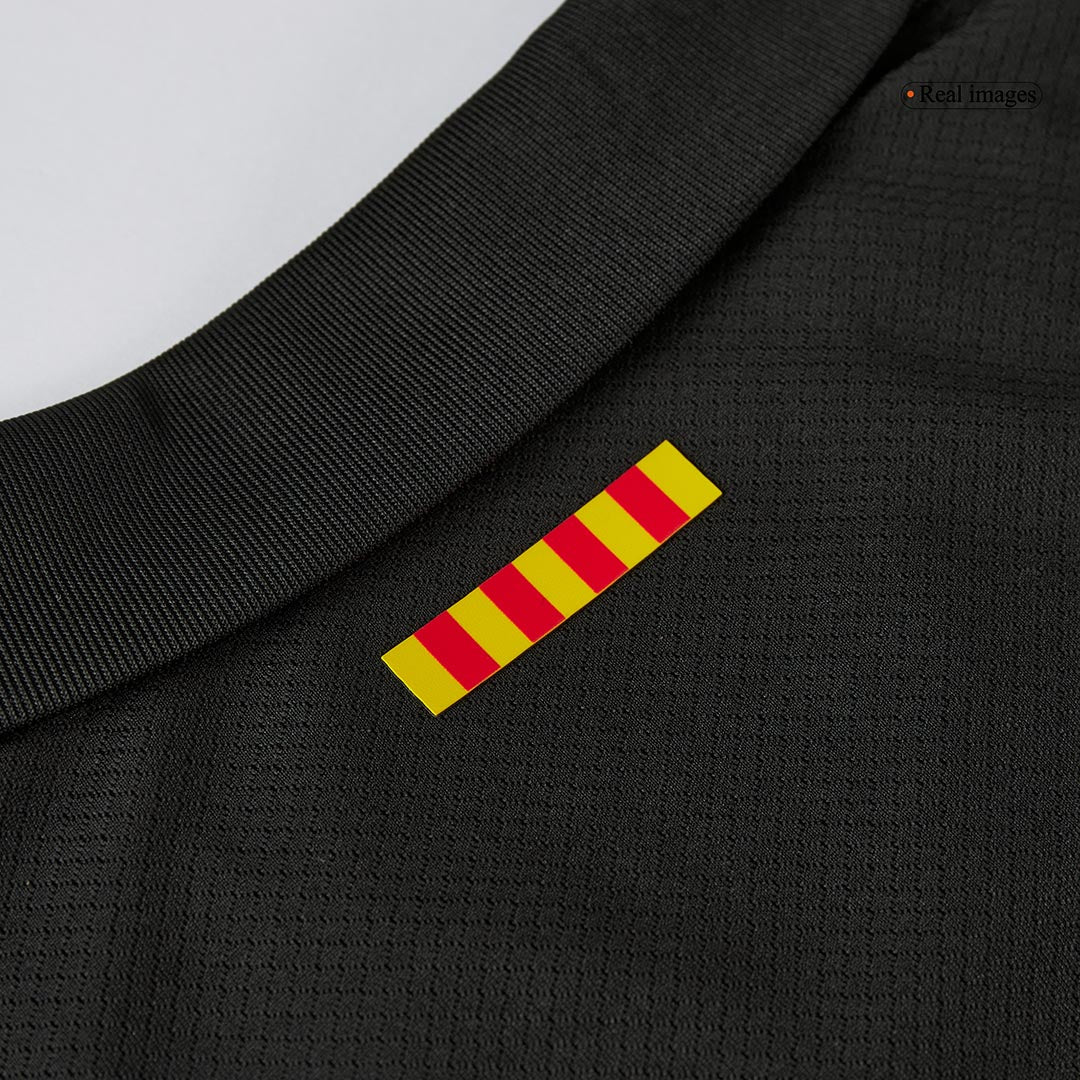 LAMINE YAMAL #19 Barcelona Away Soccer Jersey 2024/25 - UCL (Spotify Logo Without Text)