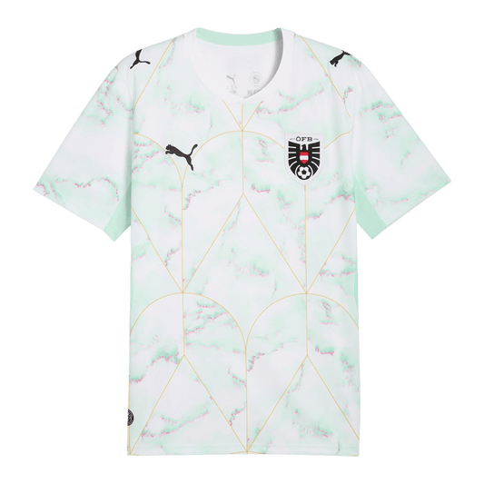 Austria Away Soccer Jersey World Cup 2026 White