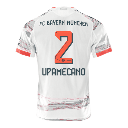Authentic UPAMECANO #2 Bayern Munich Away Soccer Jersey 2025/26