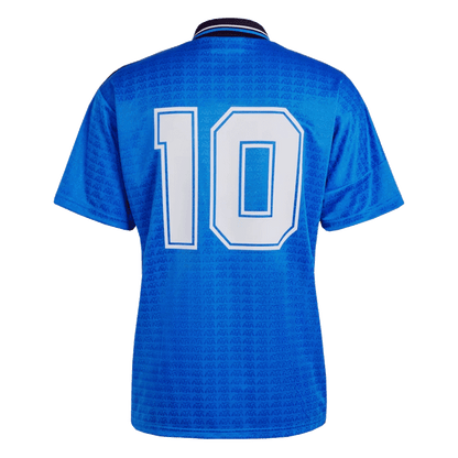 Retro #10 Argentina Away Soccer Jersey Kit(Jersey+Shorts) 1994