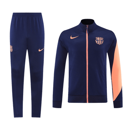 25/26 Barcelona Training Jacket Kit(Jacket+Pants) Navy&Orange