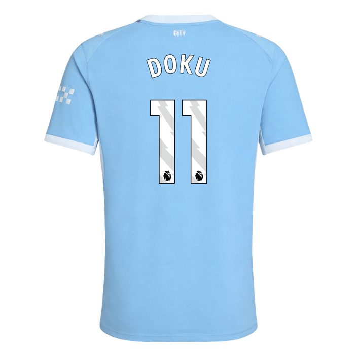 Authentic DOKU #11 Manchester City Home Soccer Jersey 2026/27