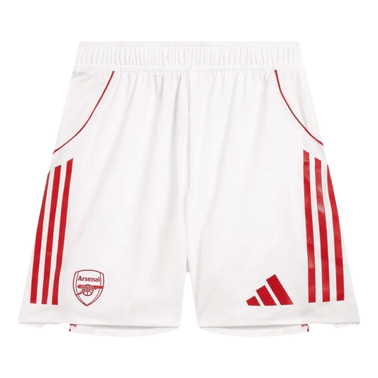Authentic 25/26 Arsenal Home Shorts White