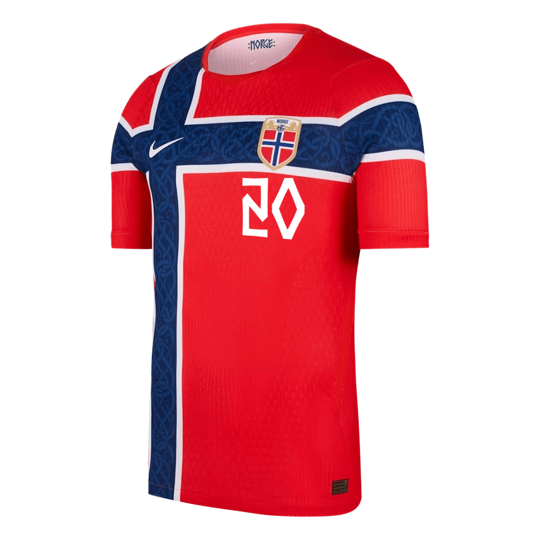 Player Version NUSA #20 Norway Home Soccer Jersey 2026