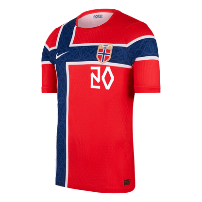 Player Version NUSA #20 Norway Home Soccer Jersey 2026
