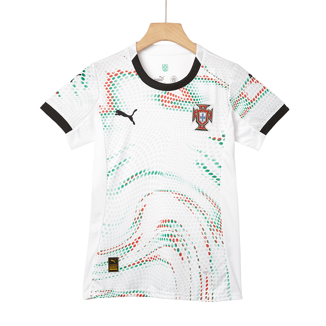 RONALDO #7 Women's Portugal Away Soccer Jersey 2025 White