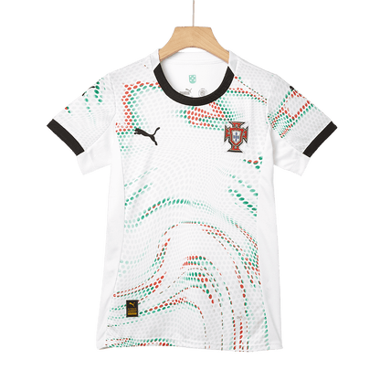 RONALDO #7 Women's Portugal Away Soccer Jersey 2025 White