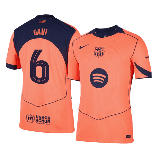 Authentic GAVI #6 Barcelona Third Away Soccer Jersey 2025/26