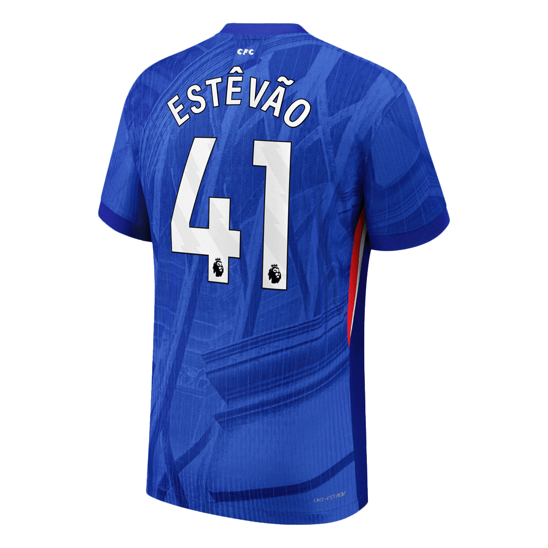 Authentic ESTÊVÃO #41 Chelsea Home Soccer Jersey 2025/26