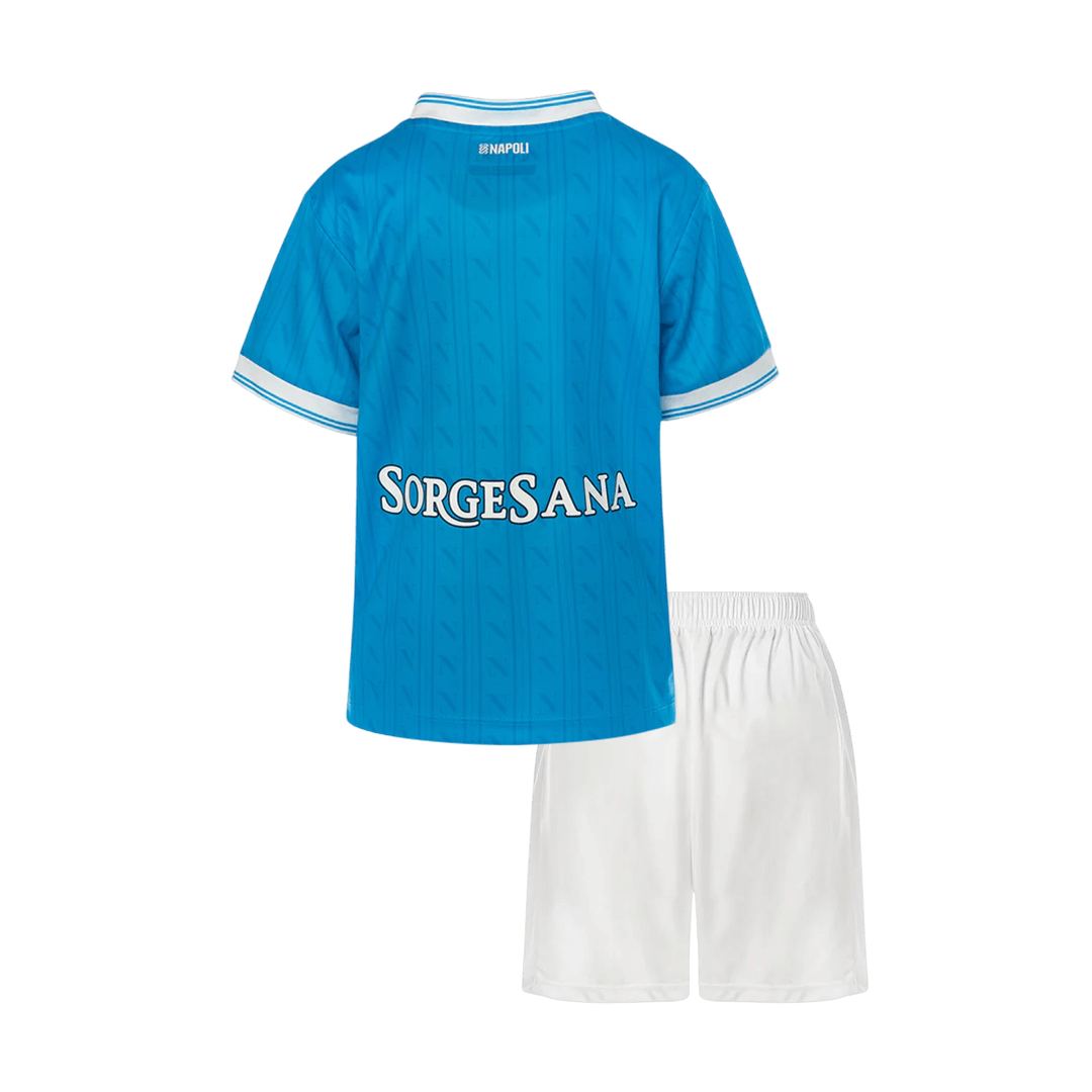 Kid's Napoli Home Soccer Jersey Kit(Jersey+Shorts) 2025/26