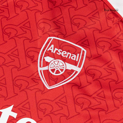 GABRIEL #6 Arsenal Home Soccer Jersey 2025/26 Red
