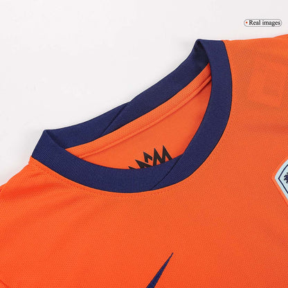 Kid's Netherlands Home Soccer Jersey Kit(Jersey+Shorts) Euro 2024