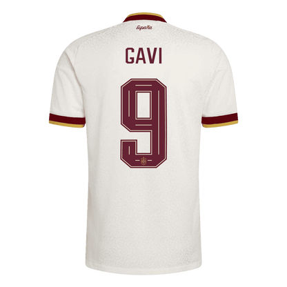 Authentic GAVI #9 Spain Away Soccer Jersey 2026