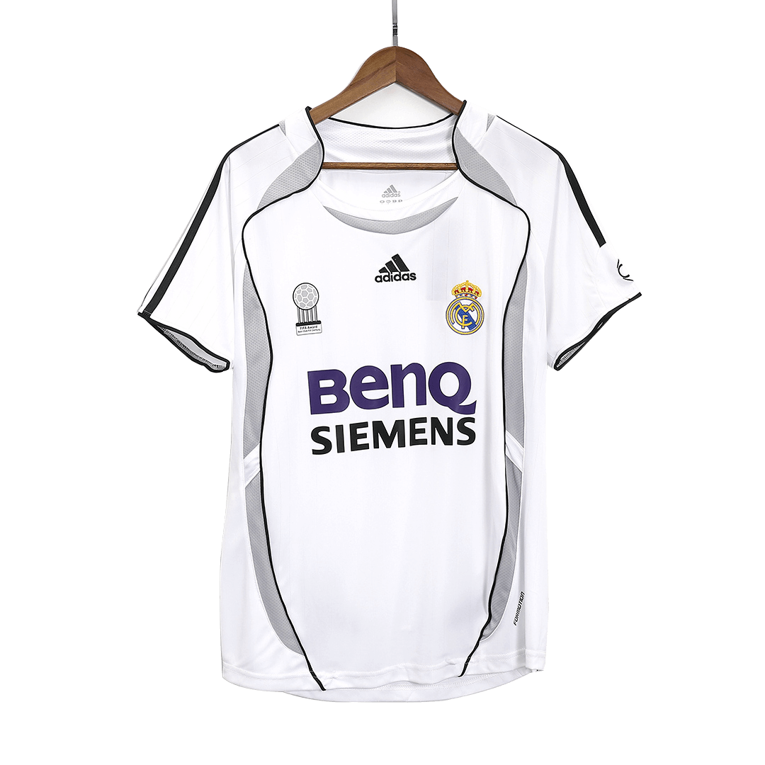 Retro 2006/07 Real Madrid Home Soccer Jersey White