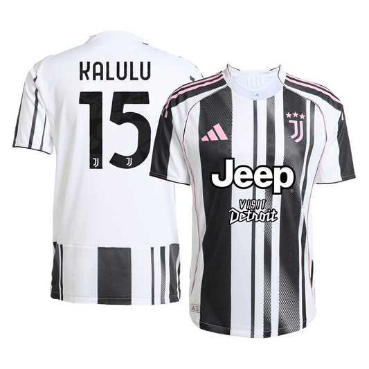 Authentic KALULU #15 Juventus Home Soccer Jersey 2025/26