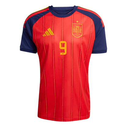 GAVI #9 Spain Home Football Shirt World Cup 2026 Red