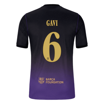 Player Version GAVI #6 Barcelona Away Football Jersey 2026/27 - image 3