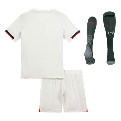 Kid's Chelsea Away Soccer Jersey Kit(Jersey+Shorts+Socks) 2025/26 White