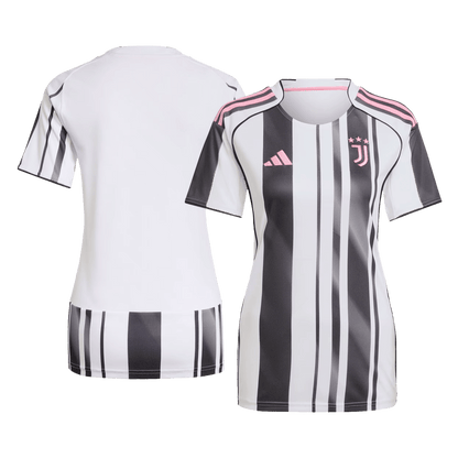 Women's Juventus Home Soccer Jersey 2025/26 Black&White
