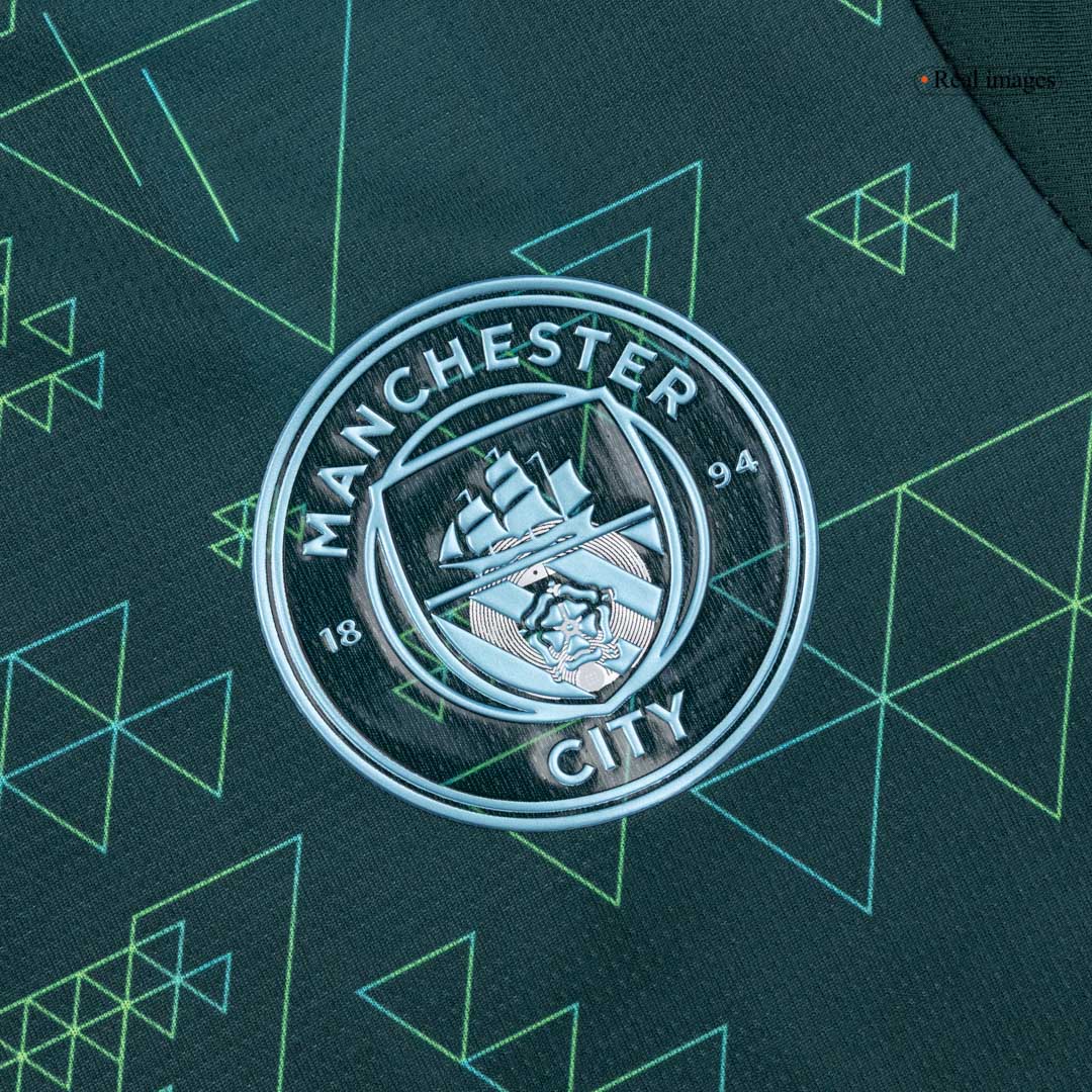 Manchester City Fourth Soccer Jersey 25/26 Green