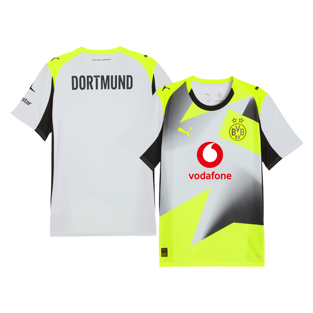 Borussia Dortmund Away Soccer Jersey Kit(Jersey+Shorts) 2025/26