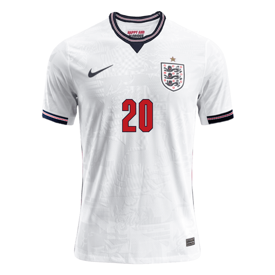 Player Version PALMER #20 England Home Soccer Jersey 2026