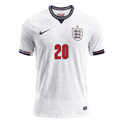 Player Version PALMER #20 England Home Soccer Jersey 2026