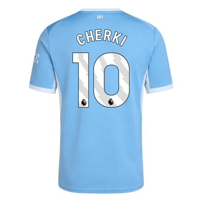 CHERKI #10 Manchester City Home Soccer Jersey 26/27 Blue