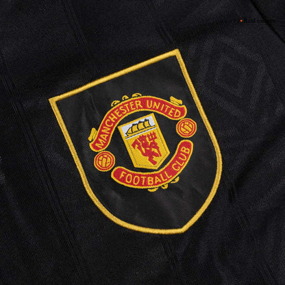 Retro 93/94 Manchester United Away Soccer Jersey Black