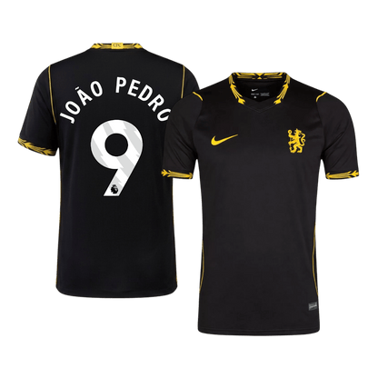 JOÃO PEDRO #9 Chelsea Away Soccer Jersey 2026/27 Black
