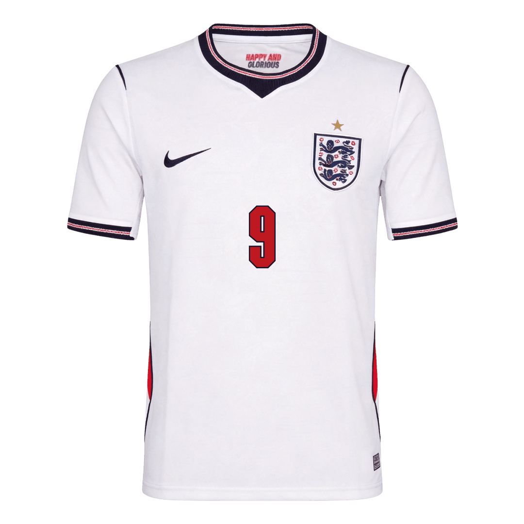 KANE #9 England Home Soccer Jersey World Cup 2026 White