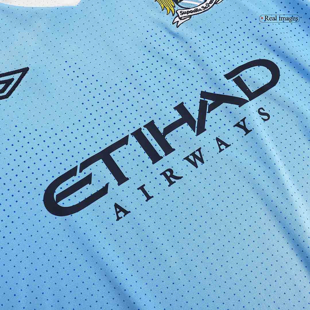 11/12 Manchester City Home Blue Retro Soccer Jerseys Shirt