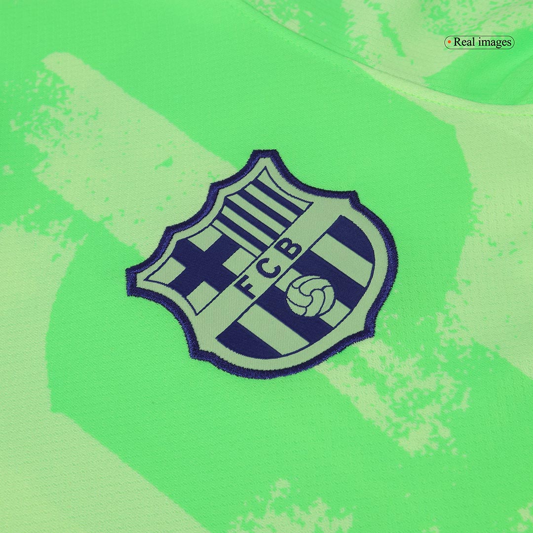 LAMINE YAMAL #19 Barcelona Third Away Soccer Jersey 2024/25 - UCL£¨Spotify Logo Without Text£©