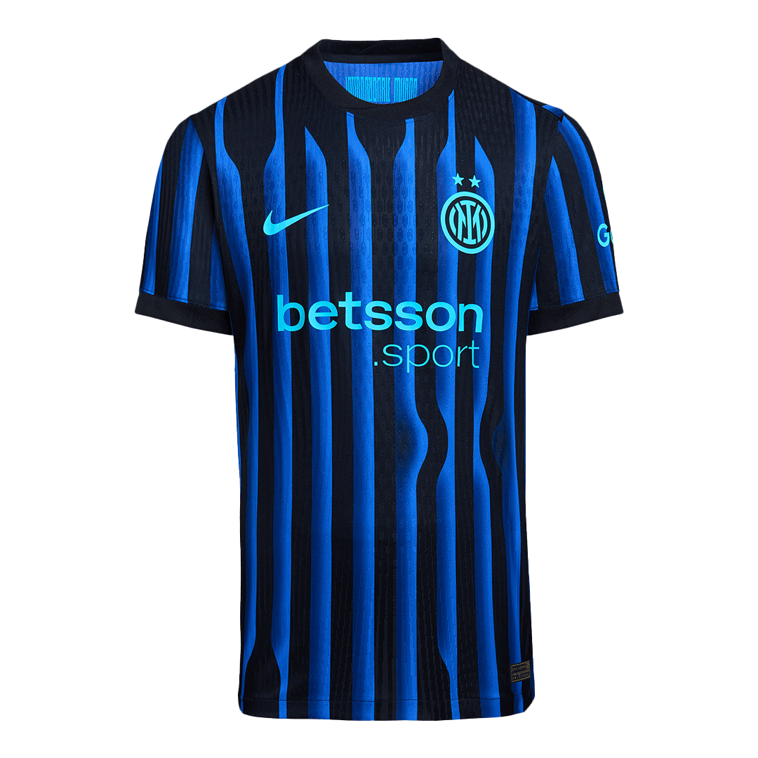Authentic LAUTARO #10 Inter Milan Home Soccer Jersey 2025/26 Blue&Black