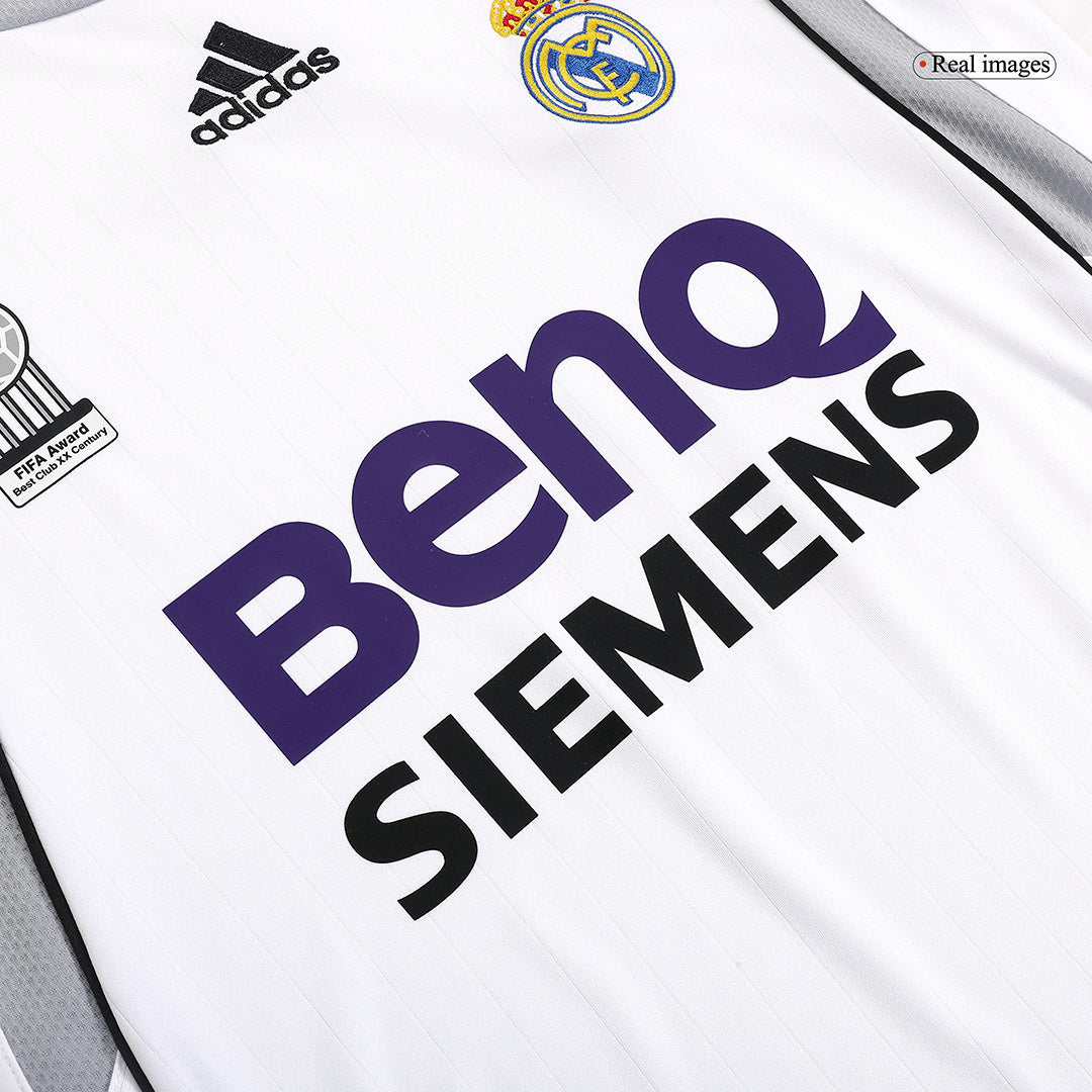 Retro 2006/07 Real Madrid Home Soccer Jersey White