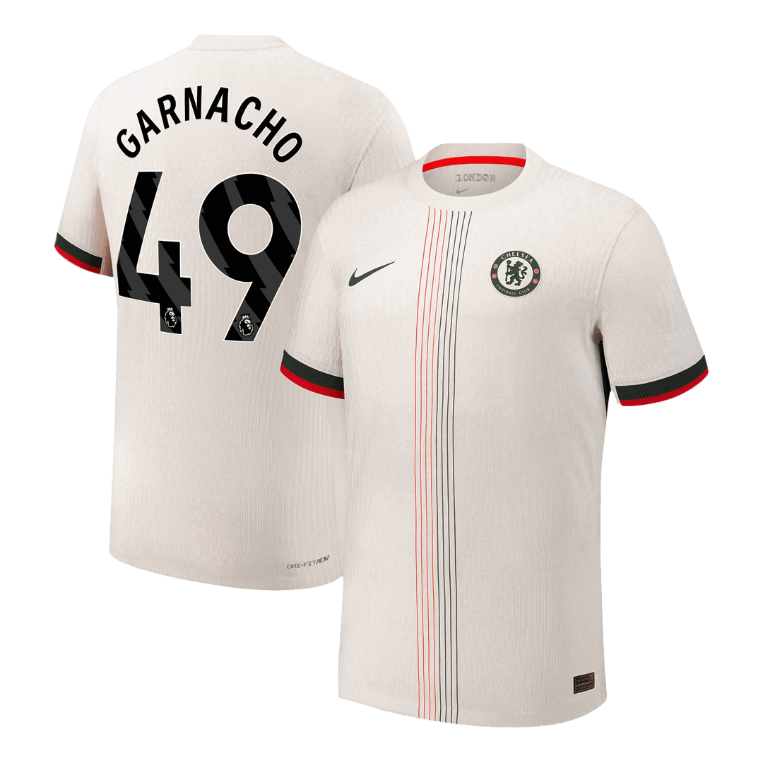 Authentic GARNACHO #49 Chelsea Away Soccer Jersey 2025/26