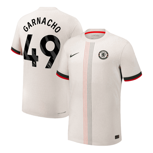 Authentic GARNACHO #49 Chelsea Away Soccer Jersey 2025/26
