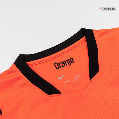 F.DE JONG #21 Netherlands Home Soccer Jersey World Cup 2026 Orange