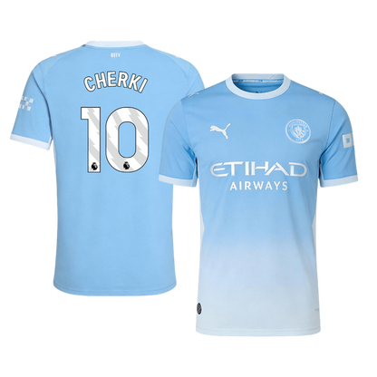 Authentic CHERKI #10 Manchester City Home Soccer Jersey 2026/27