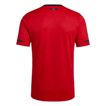 Men Retro Fan Version USA Away Soccer Jersey 2011 Red