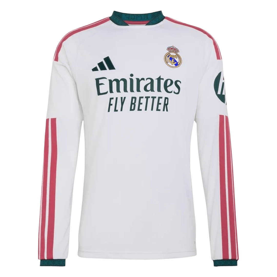Real Madrid Home Long Sleeve Soccer Jersey 2026/27 White